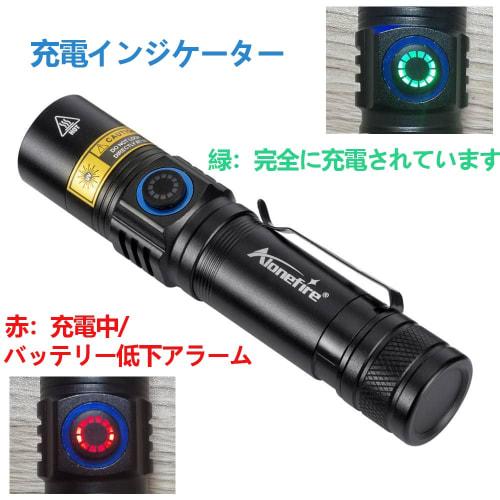 Alonefire SV38 5W 365nm Black Light UV Flashlight, USB C Type, Rechargeable, UV Anisakis Light, Wood's Light Inspection, Money Detector, Resin Curing,