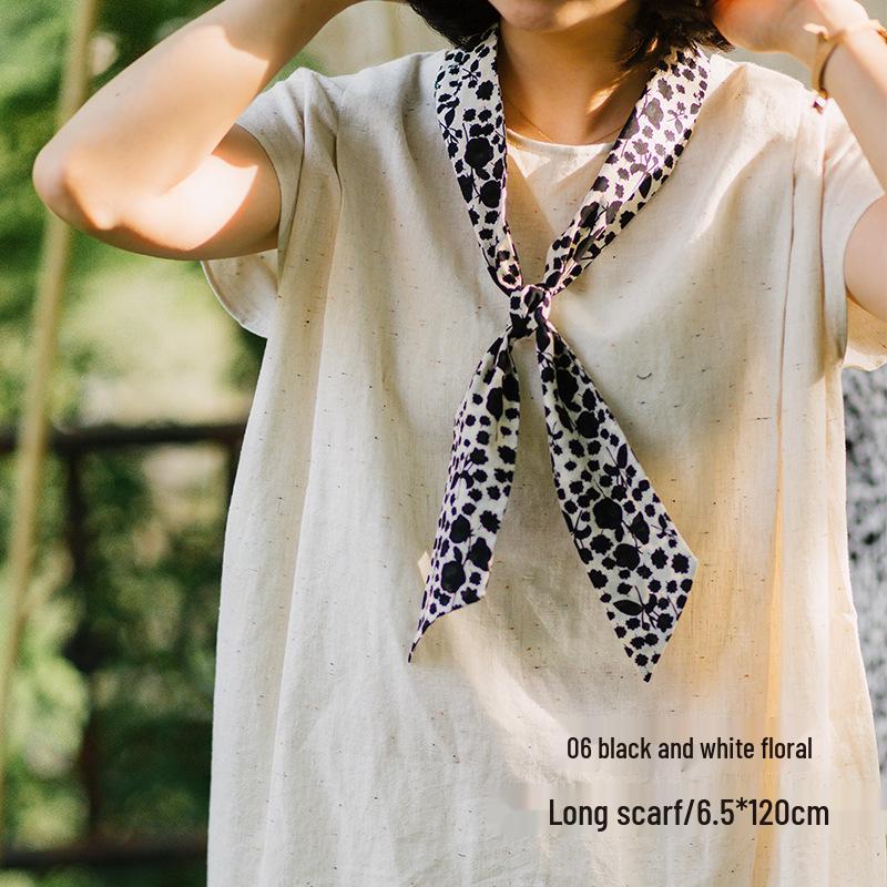 

Multicolor Floral Cotton Headscarf for Spring/Summer