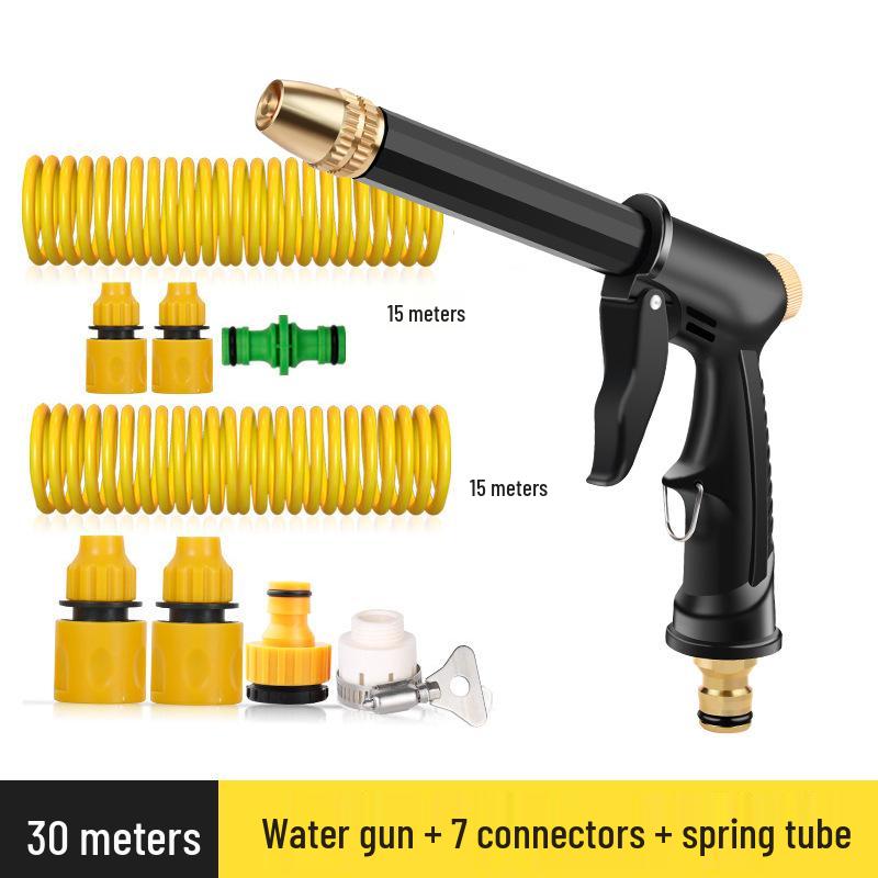 High-Pressure Car Wash Nozzle Spray Gun with Foam Bottle