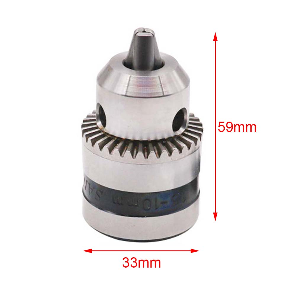 B12 1.5-10mm Drill Bit Clamp Handle Drill Clamp DIY Hand Electric Drill Tool Parts