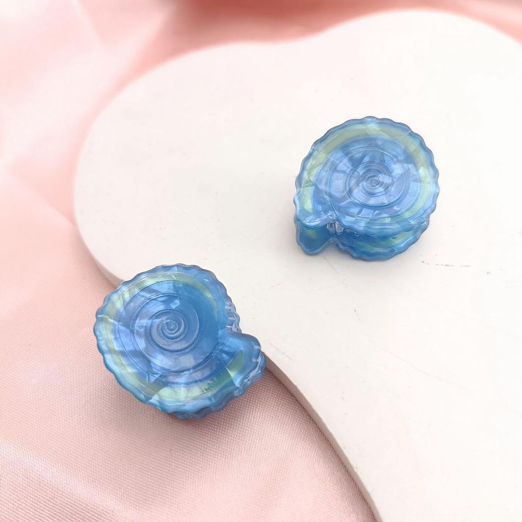 2 ks/sada Personalizované zvířecí sponky do vlasů Acetátové zvířecí sponky do vlasů Kreslená ryba Mini drápek do vlasů Doplňky do vlasů Mušle Dívky