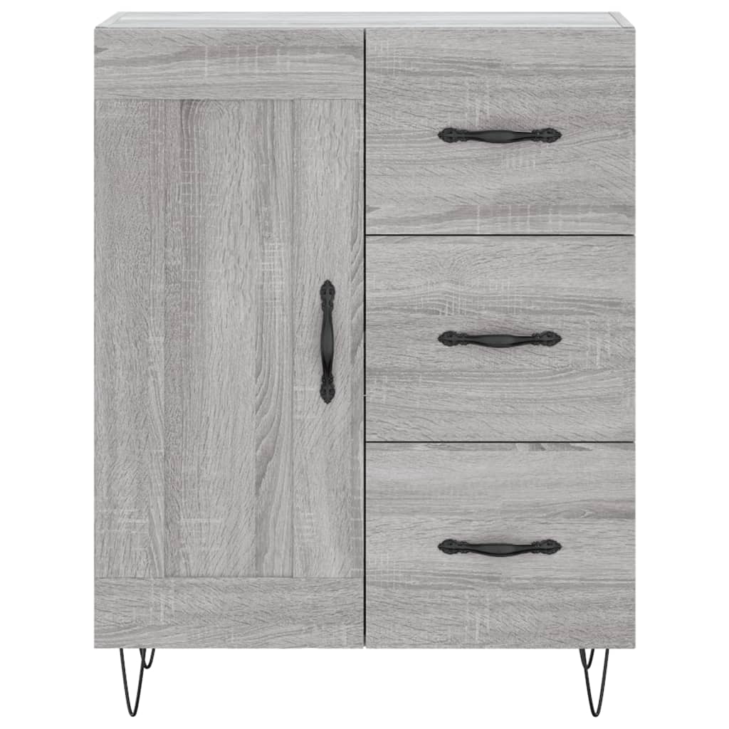 Highboard Gray Sonoma 69.5 x 34 x 180 cm Particleboard