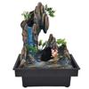 Tischbrunnen mit künstlichem Felsen und automatischer Pumpe zur Dekoration für Zuhause und Büro US