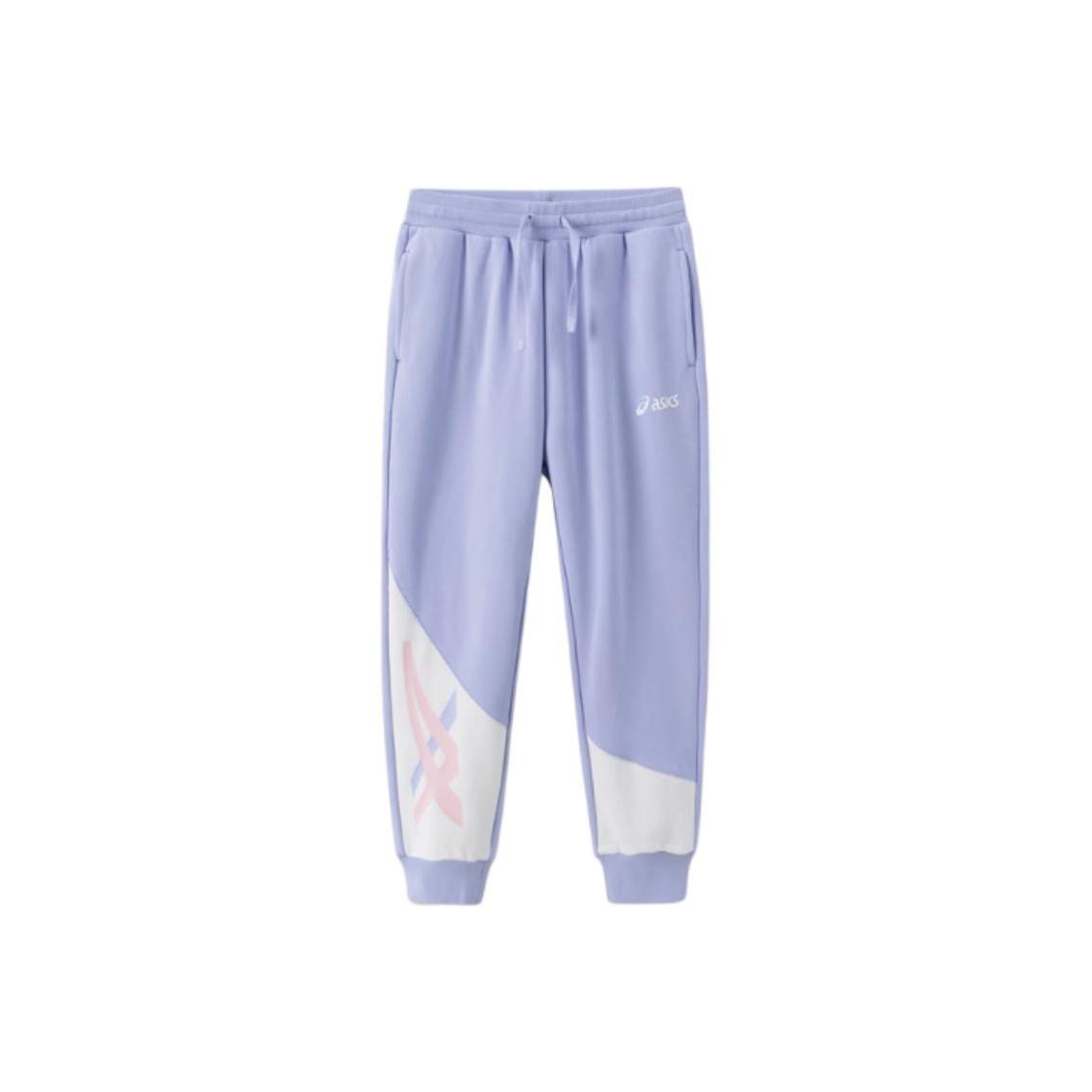 Teenagers ASICS Knitted Sweatpants Sports Performance Purple 333241083041-508 110