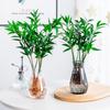1 Pcs Creative Transparent Plastic Flower Vase Hydroponic Vase Living Room Desktop Decoration Wedding Centerpiece Arrangement