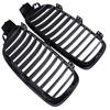 2Pcs Car Front Bumper Center Grilles Black Grills 51137263479 51137263480 for BMW 3-Series F31 Touring 2012 2013 2014 2015-2017