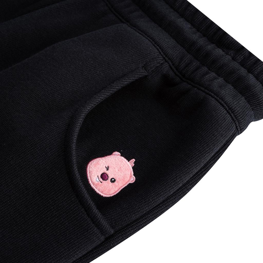 Anta Cross-Border Collaboration Lifestyle Series 2025 Winter Womens Knitted Long Pants Women Pants Basic-Black 962548301-4