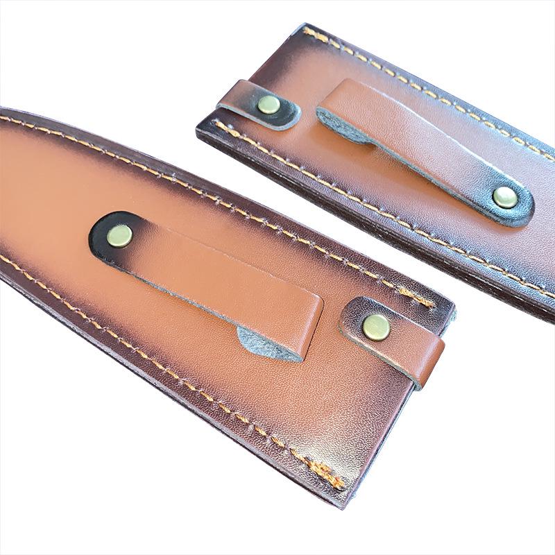 Eco-Friendly Recycled Leather Knife Sheath