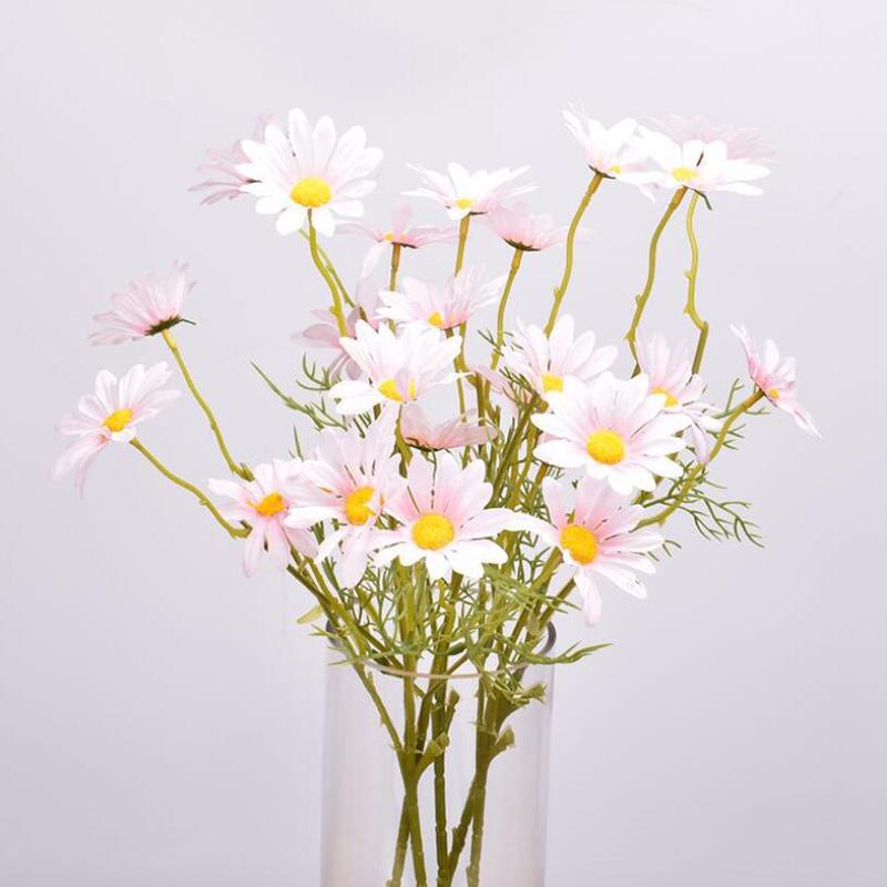 5 Heads Artificial Daisy Flowers Fake Chamomile Flowers Wedding Home US 5 Heads Artificial Daisy Flowers Fake Chamomile Flowers Wedding Home US