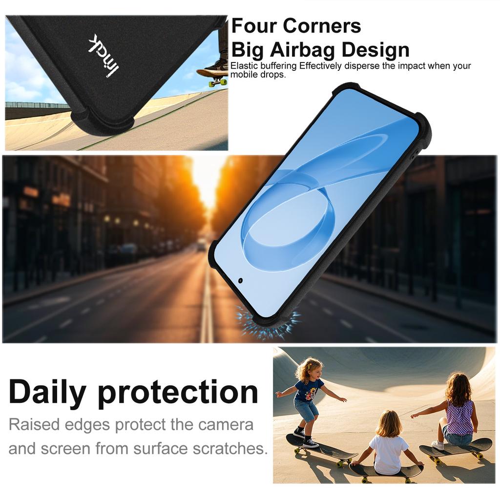 IMAK Pro Xiaomi Poco F8 Ultra/Redmi K90 Pro Max 5G Pouzdro TPU Kryt na telefon Airbag Nárazuvzdorná ochrana
