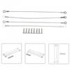 Rope Pins Restraint Cables Stainless Steel Adjustable