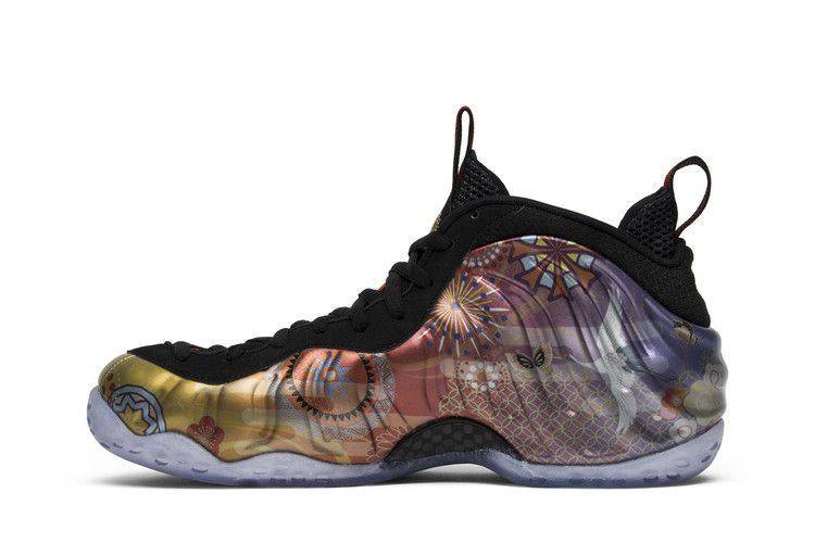 Men's Sneakers Nike Air Foamposite One Lunar New Year (2018) Black/Habanero Red-Black