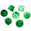Natural Luminous Stone Dice Multi-faceted Dice Different Sizes Digital Number Dice DIY Board Game Kids Educational Toys