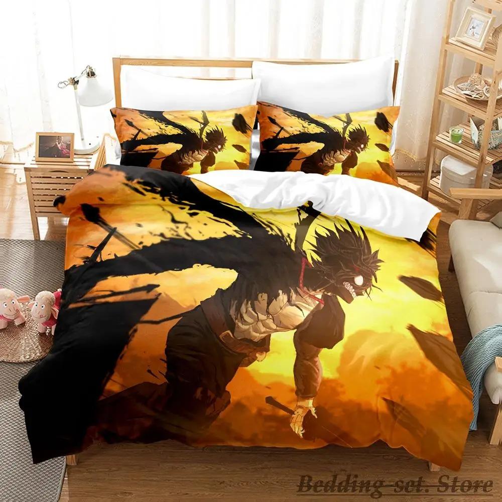 

Black Clover Bedding Set Single Twin Full Queen King Size Bed Set Adult Kid Bedroom Duvetcover Sets Anime parure de lit Bed Tool 70x133cm 2pcs