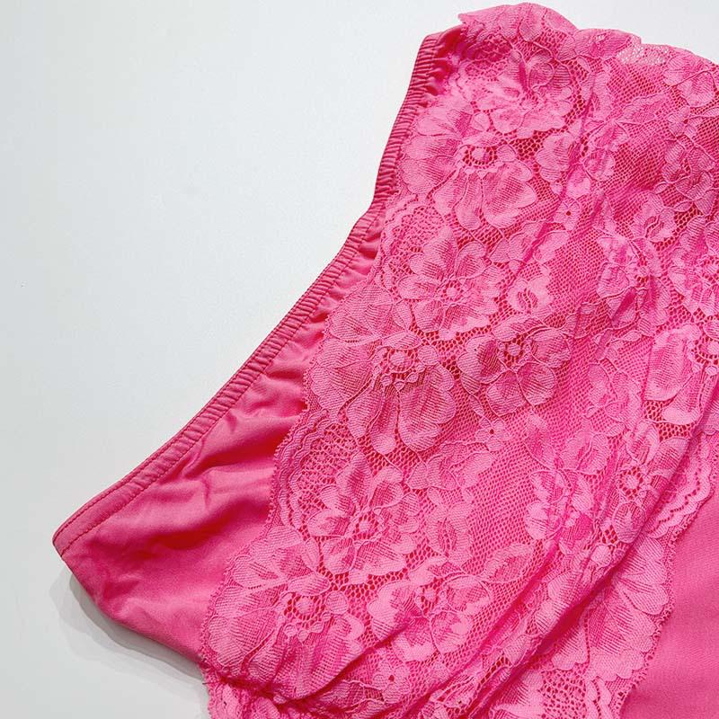 2023 New Women's Sexy Lace Splicing Camisole & Hip-Hugging Mini Skirt Set