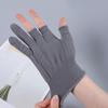 Picking Gloves Fingerless  Gloves Anti-skid Mittens Men Nylon Gloves Show Two Fingers