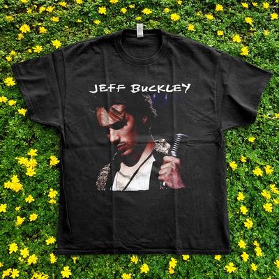 HOT Jeff Buckley Grace Music  Black Cotton Tshirt Unisex T-Shirt