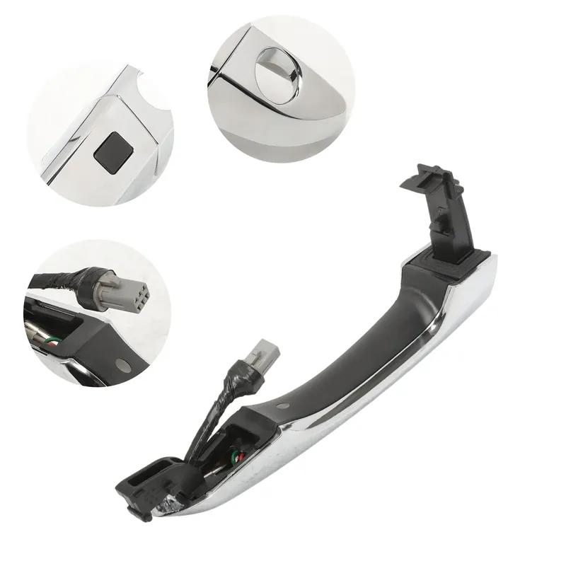 Front Left Side Exterior Door Handle with Cap Cover 82651-D3710 for Hyundai Tucson 2016- 82651D3710 with Smart Entry System