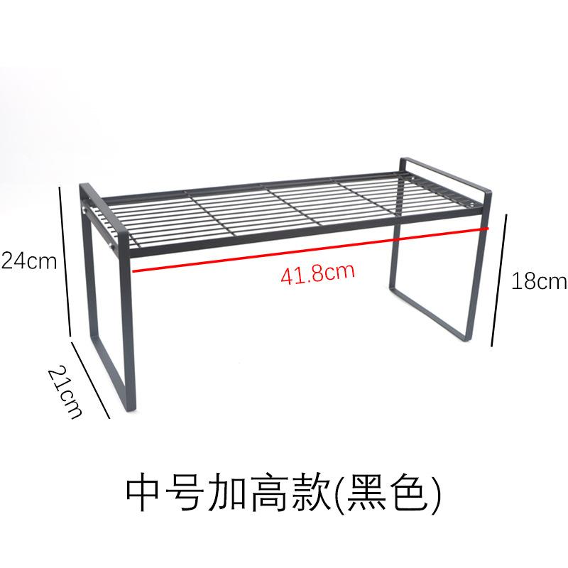 Kitchen supplies layered shelves, double-layer cabinets, dish storage racks, sink side countertops, plate drain racks