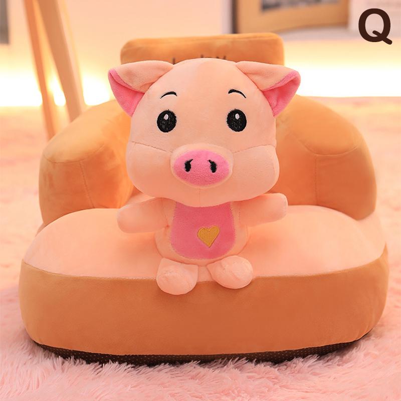 Infant Safety Seat Soft Stuffed Animal Baby Sofa Plush Baby Cushion Feeding Chair Learning To Sit Kids Back Support Plush Toy
