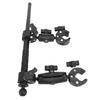 Bike Handlebar Selfie Stick 360 degrees  Rotation Adjustable Double Head Clamp Telescopic Motorcycle Handlebar Stick