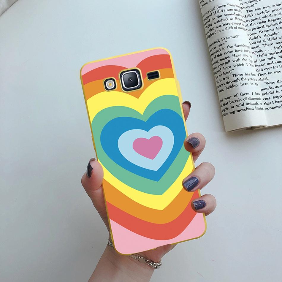 Sunflower Candy Love Heart Silicone Case For Samsung Galaxy Grand Prime Plus G530 G531 J2 Prime SM-G532F Phone Case Coque Fundas