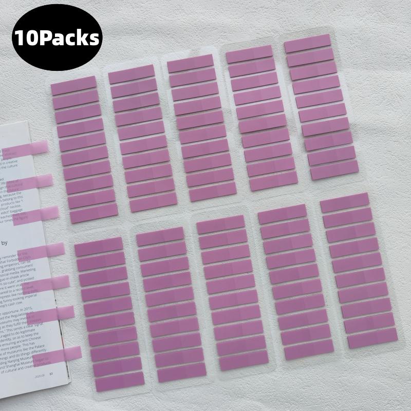 2000Sheets Transparent Colorful Index Creative Memo Pads Office School Stationery Self-Adhesive Stickers Sticky Note Pads