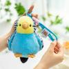 Simulation Bird Doll Pendant Cute Animal Furry Birds Keyrings Bird Plush Keychain  Bag Pendant