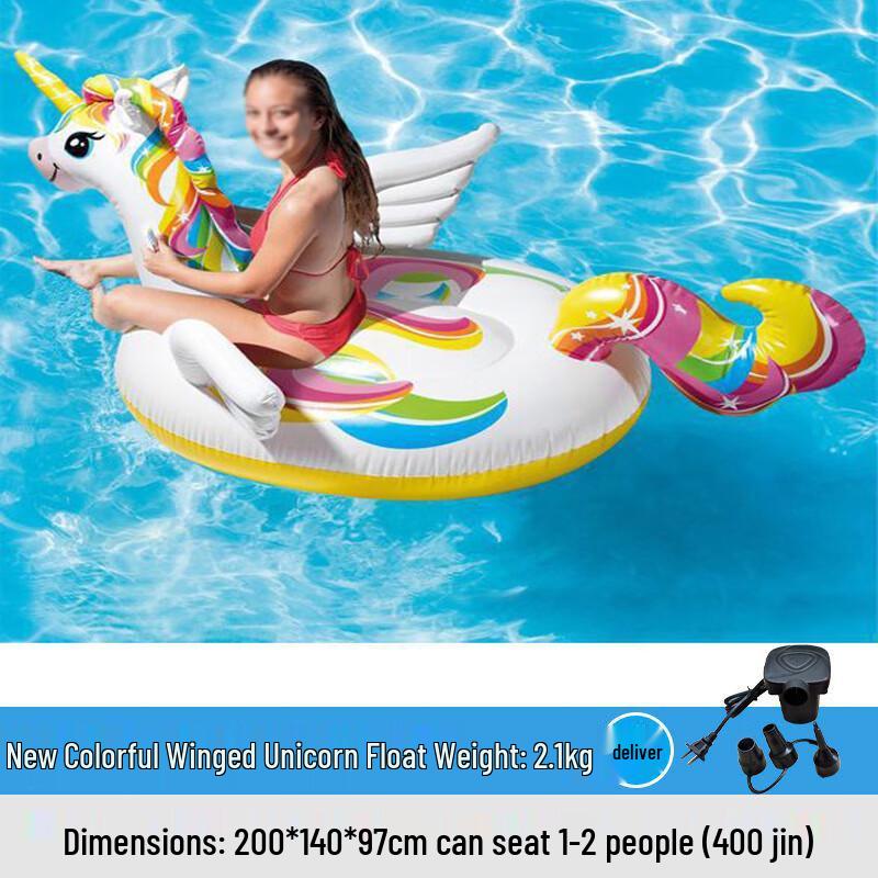 Inflatable Adult Unicorn Pool Float