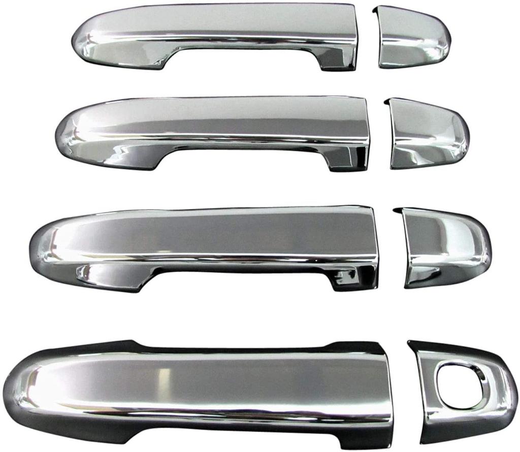 BRIGHTZ Chrome Door Handle Covers Cover for Toyota Aqua NHP10 (Full Type) (VITZ-NOBU-FS-A4B0C1D3E0F0) (10/1999)