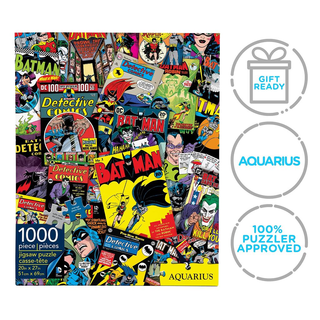 Puzzle - DC Comics - Batman Collage (1000 Stk) Lizenzierte Geschenke Spielzeug 65214 [Artikel]