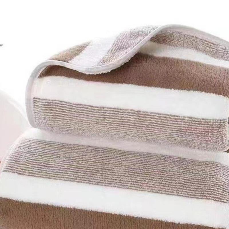 1 Pc Thickened Absorbent Bath Towel Soft Face Towel for Home
