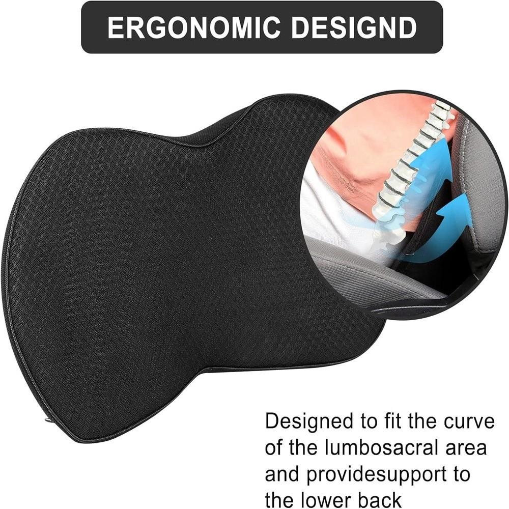 Universal Car Seat Cushion Breathable Lower Back Support Pad Lumbar Support Pillow  Driver