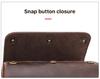 Retro Crazy Horse Leather Watch Box: Portable Travel Storage for Couples