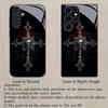 Gothic stijl schedel glazen telefoonhoes geschikt voor Samsung Galaxy S26 S25 S24 S23 S22 S20 FE/Ultra/Plus stofdicht en schokbestendig