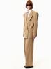Courbe Double Breasted Blazer (Beige)