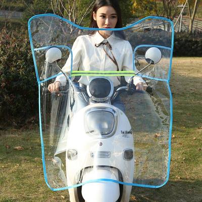 Parabrezza Trasparente per Moto Elettriche - Stagione Unica, Protezione da Pioggia e Vento