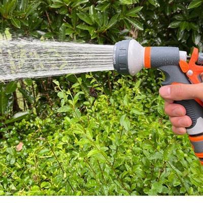 High Pressure 8-Function Water Gun, Stainless Steel Nozzle For Garden Irrigation And Car Washing, Portable Cleaning Tool For Household Use
