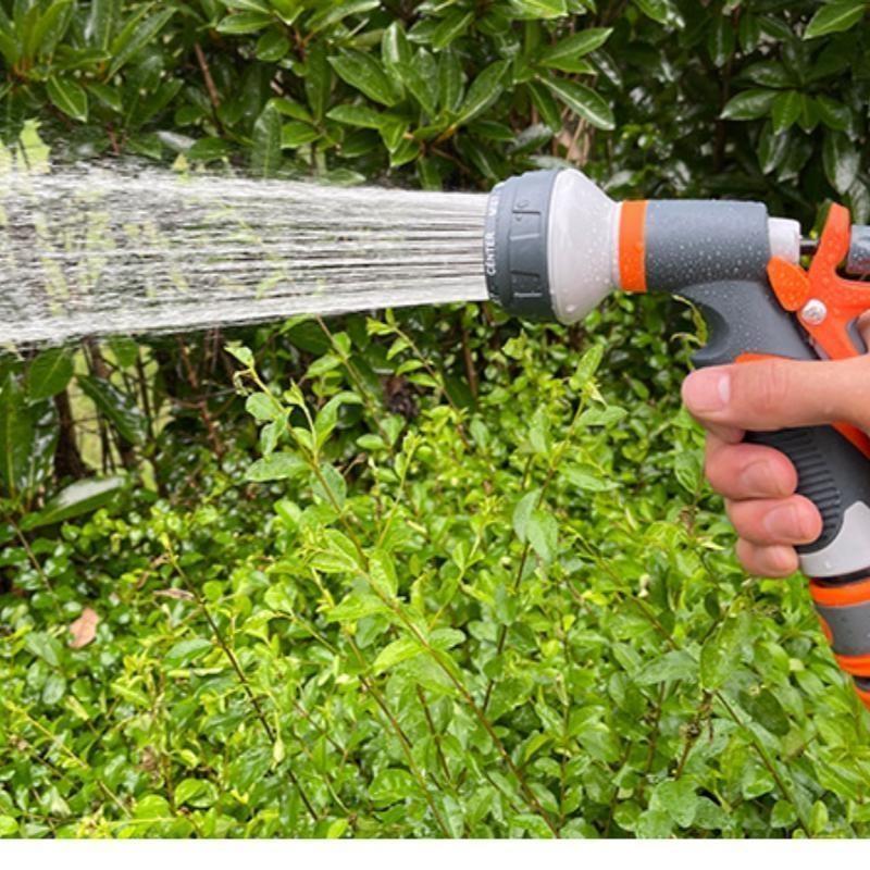 8 Function Water Gun High Pressure Water Gun Garden Plant Lawn Irrigation Water Car Washing Household Tools Portable High Pressure Water Gun