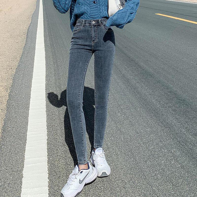 

Women s Slimming Stretch Skinny Jeans - Plus Size, Versatile Hip-Lifting, Ideal for Spring, Autumn, and Winter. 25
