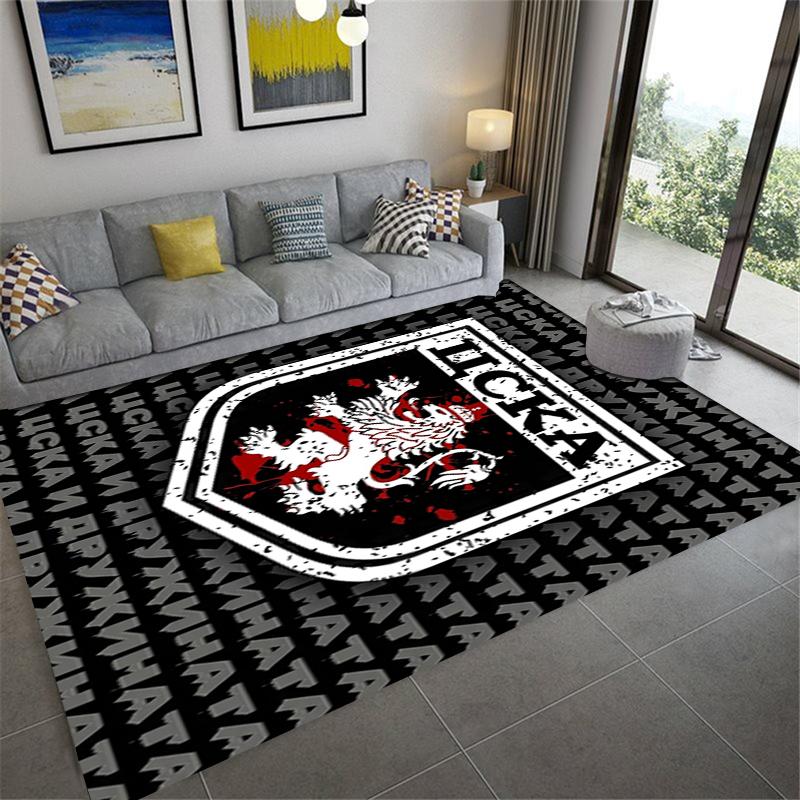 PFC CSKA Sofia Carpet Rug for Living Room Bedroom Home Sofa Decoration,Kids play Non-slip Floor Mat