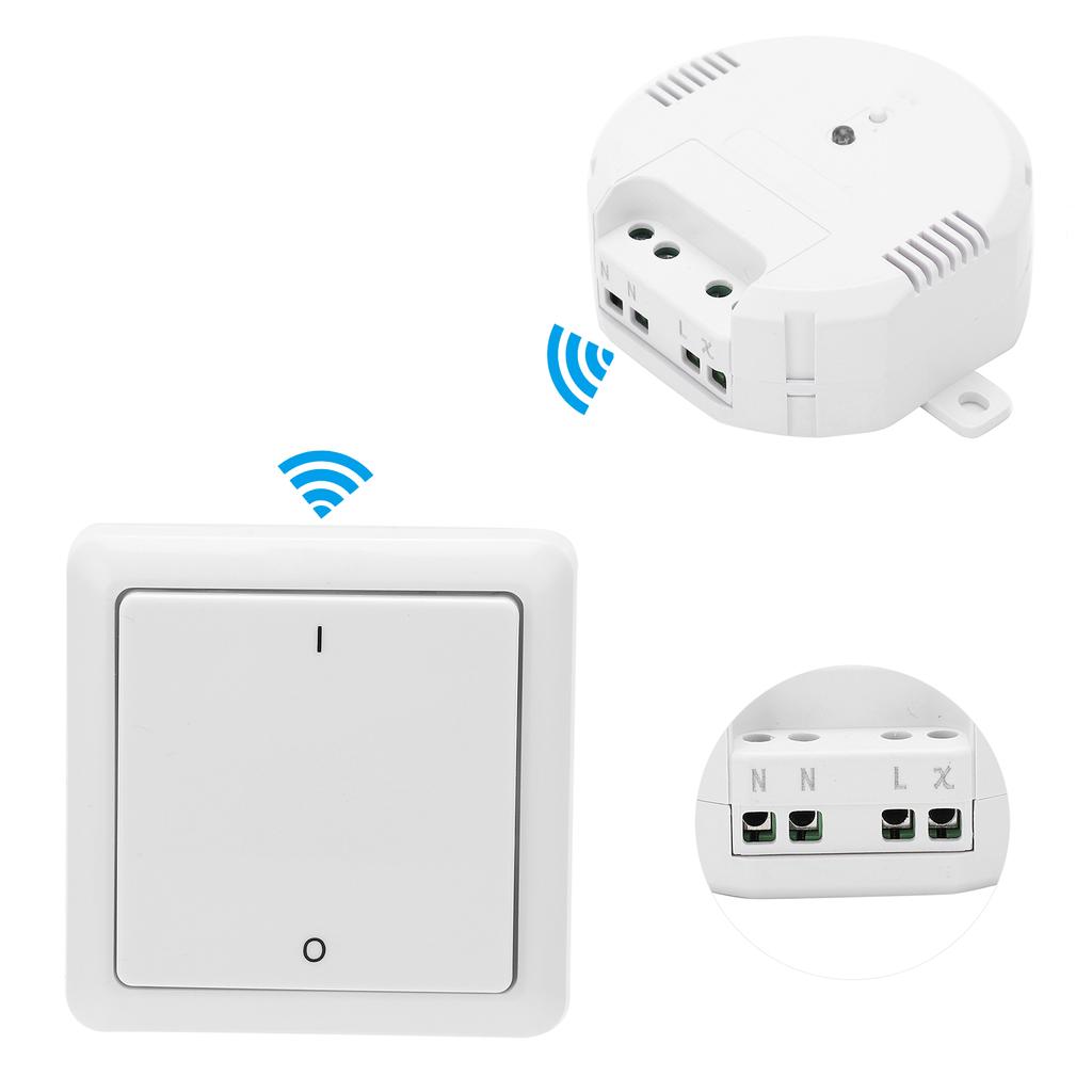 Fernbedienungsschalter mit mehreren Kanälen Drahtloser Heim 86 Schalter für Elektrogeräte 90-250V