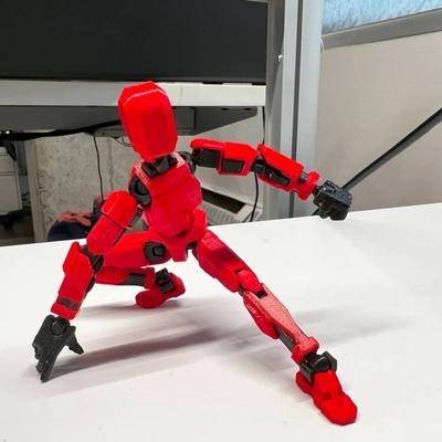Multi-Jointed Movable Robot 3D Printed Mannequin Toyslucky 13 Dummy Action Figures Toys Gifts Game Gifts Decompression Tools