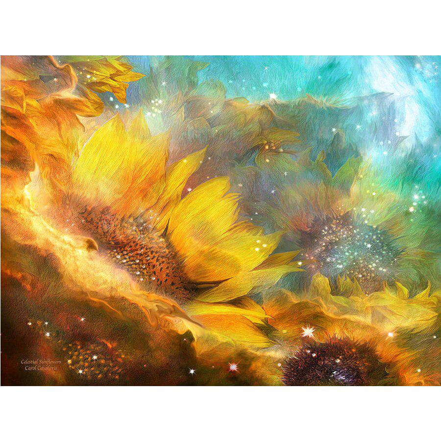 Diamond Painting 5D Fai Da Te - Paesaggio Spaziale Magico 30x30cm - Kit Completo Con Tela E Diamanti Rotondi - Decorazione Casa