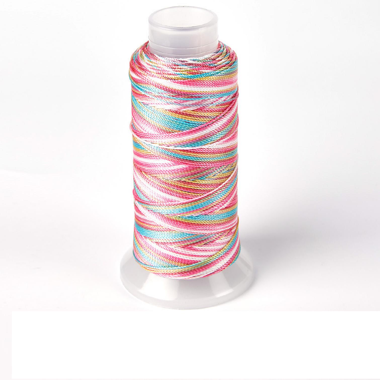 

Градиентно окрашенный браслет из плетеной веревки ручной работы своими руками 12 shares