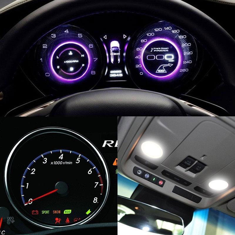 10Pcs T5 Led Bulb W3W W1.2W Led Canbus For Air conditioner button light Instrument LED Lights Dashboard Warning Indicator Button