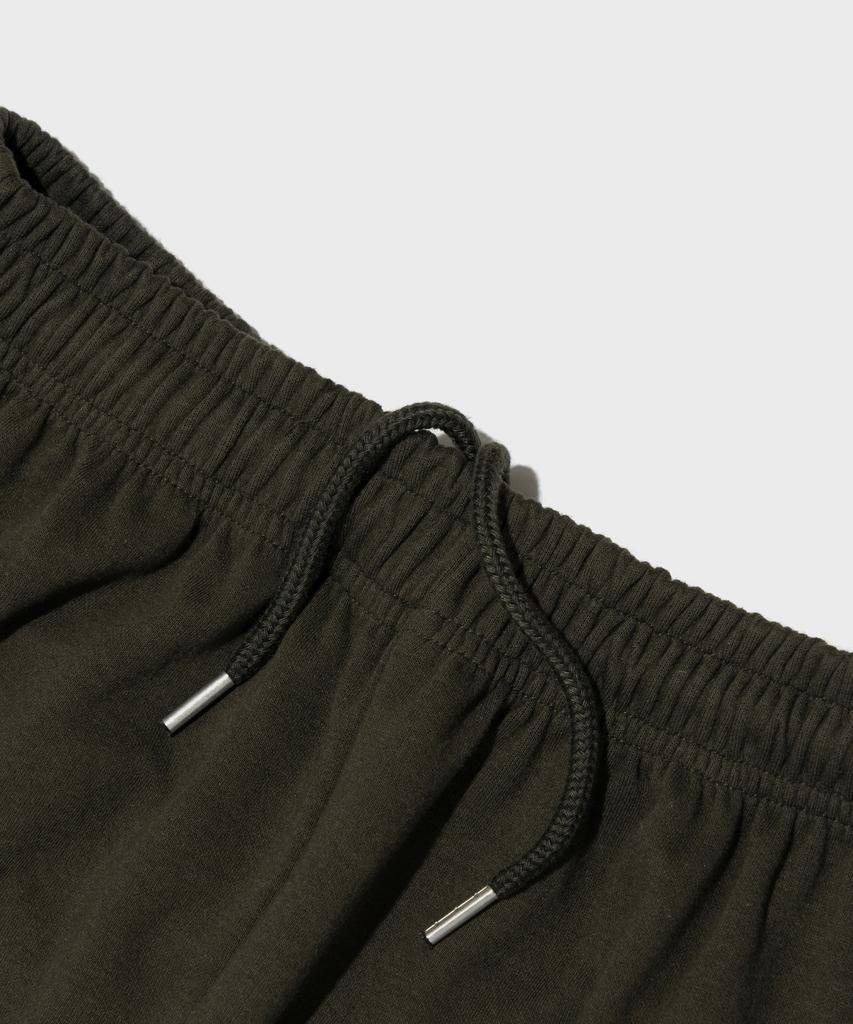CARGOBROS Lettering Semi-Wide Sweatpants (Khaki)