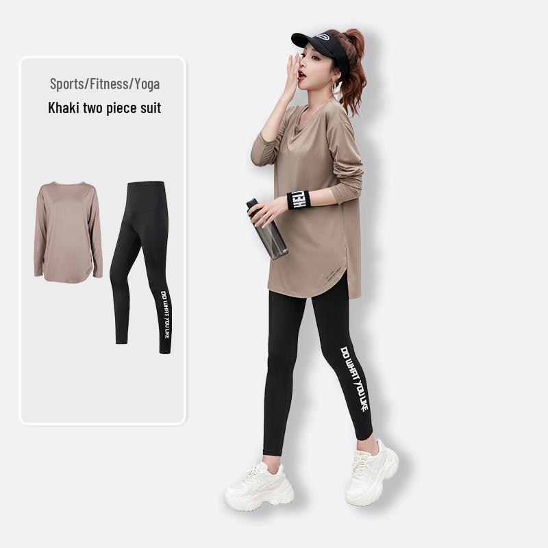 Plus Size Yoga Fitness Long Sleeve T-shirt - Ideal for Running & Gym, Supports 200 lbs, New 2023