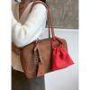 Autumn Winter Retro Large Capacity Suede Bag  New Lady Commuter Shoulder Bags Women Daily Out Handbags
