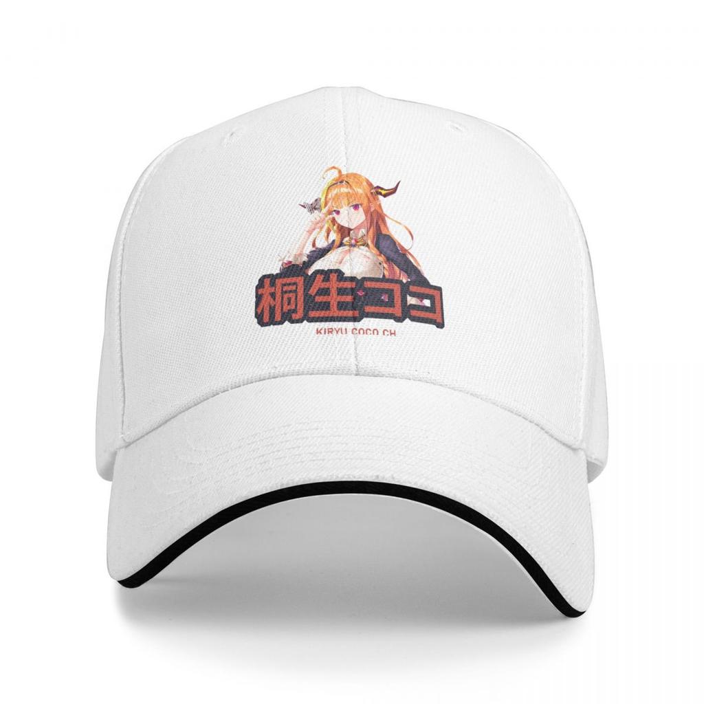 Baseball Caps Hololive Kiryu Coco Idol Showdown Customized Unisex Outdoor Summer Hats